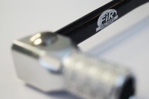 GEAR LEVER SHIFT BLACK KLX 110 05-09, ALUMINIUM FORGED 13156-0039, FIR BRAND, BLACK & TITANIUM