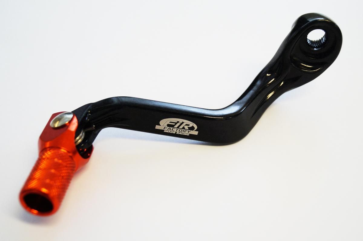 GEAR LEVER SHIFT KTM 65 SX, ALUMINIUM FORGED 46234031044, FIR BRAND, BLACK & ORANGE - Image 2