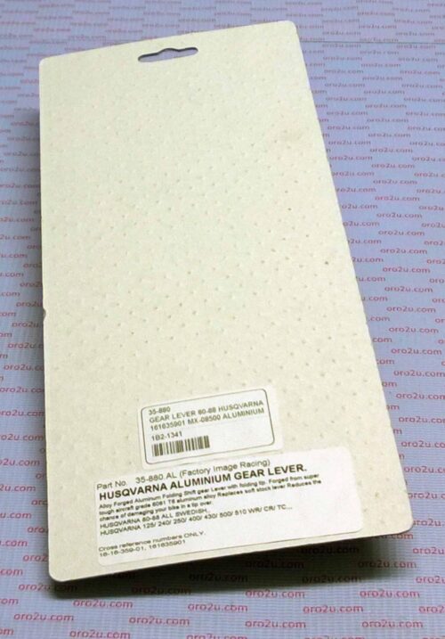 GEAR LEVER 80-88 HUSQVARNA, 161635901 MX-08500 ALUMINIUM