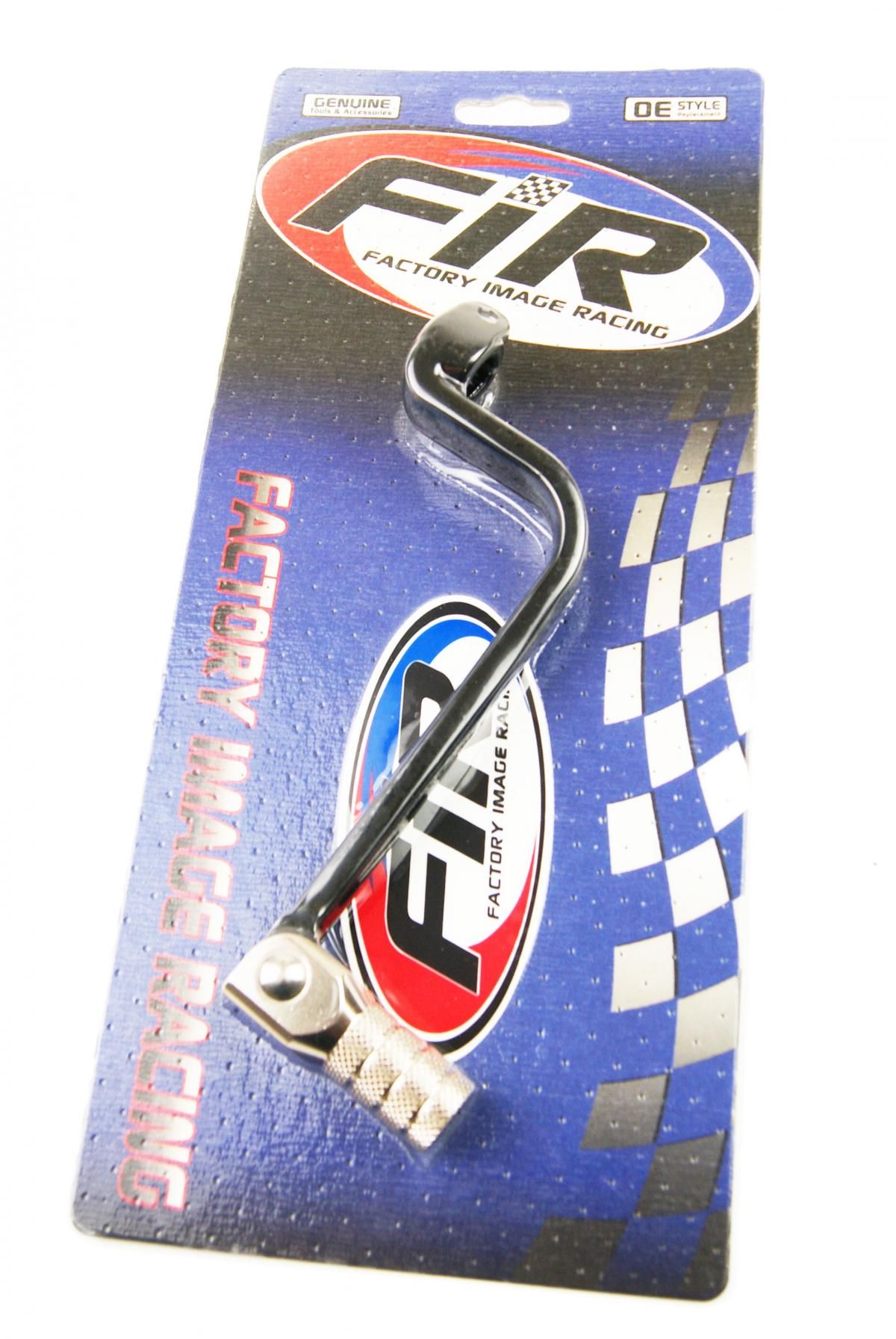 GEAR LEVER SHIFT KLX 110 02-04, ALUMINIUM FORGED 13156-1489, FIR BRAND, BLACK & TITANIUM - Image 2