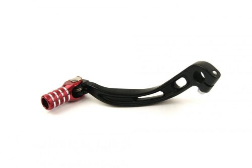 GEAR LEVER ALUMINIUM. BLACK / RED, BETA RR250/300 2013-22, RTECH R-LEVC00BET00