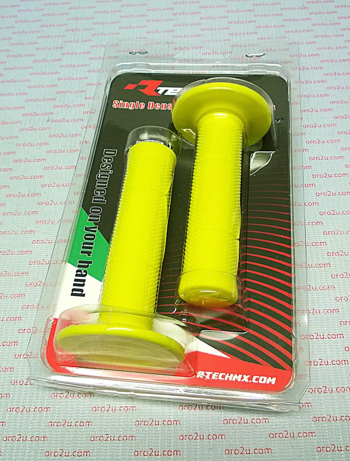 GRIP SET WAVE SLIM NEON YELLOW, RTECH R-MPRWAVEGF015, R-MPRWAVEGF015 - Image 2