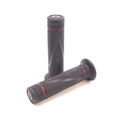 TRIALS DUAL PRO GRIP BK/RD, 22/25mm PG838