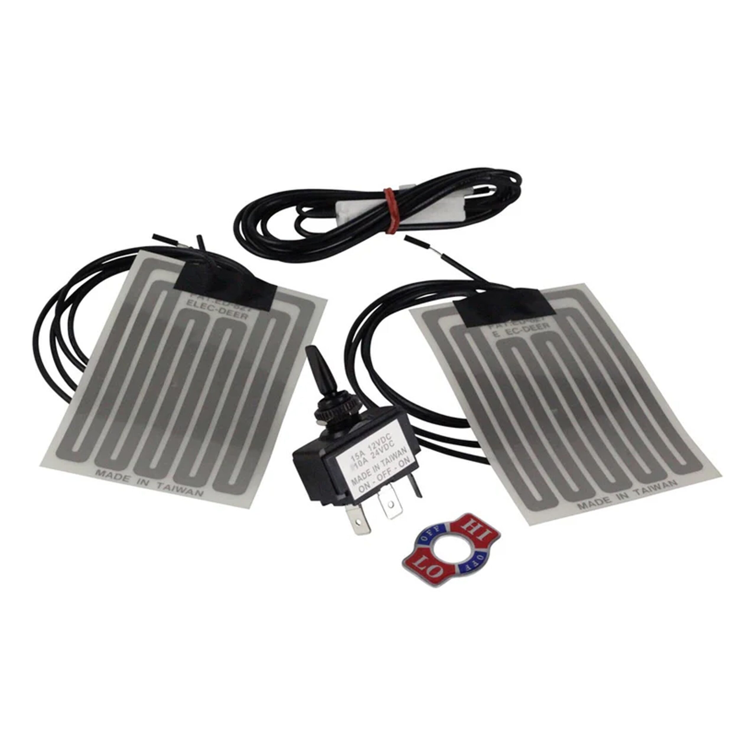 GRIPS HEATERS SET UNIVERSAL, 3AMP 12V HEATED GRIP WARMER