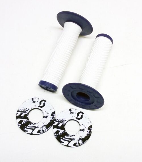 SCOTT MX SXII GRIPS 22/25mm, WHITE/BLUE, SC310016