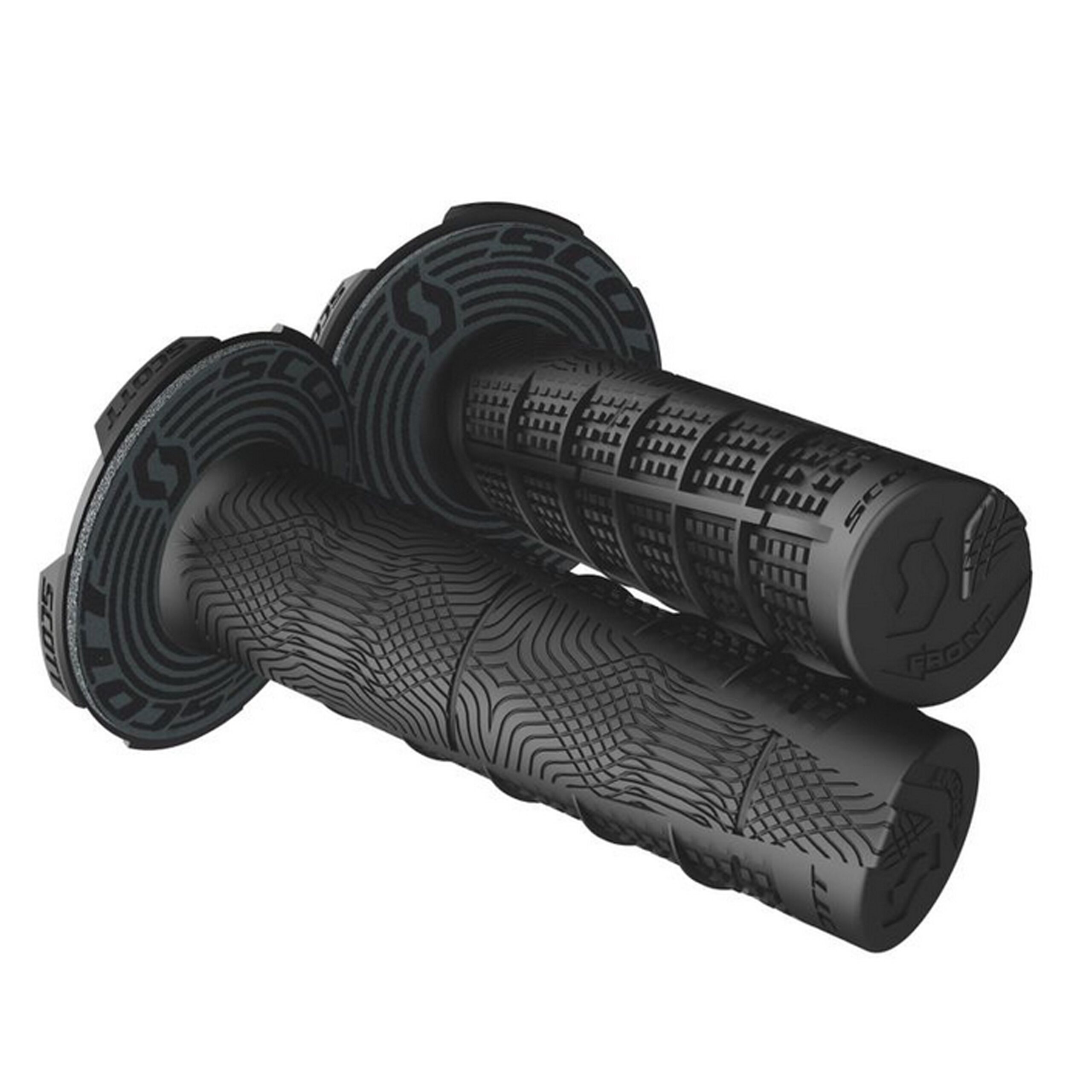 SCOTT MX DEUCE GRIPS 22/25mm, BLACK