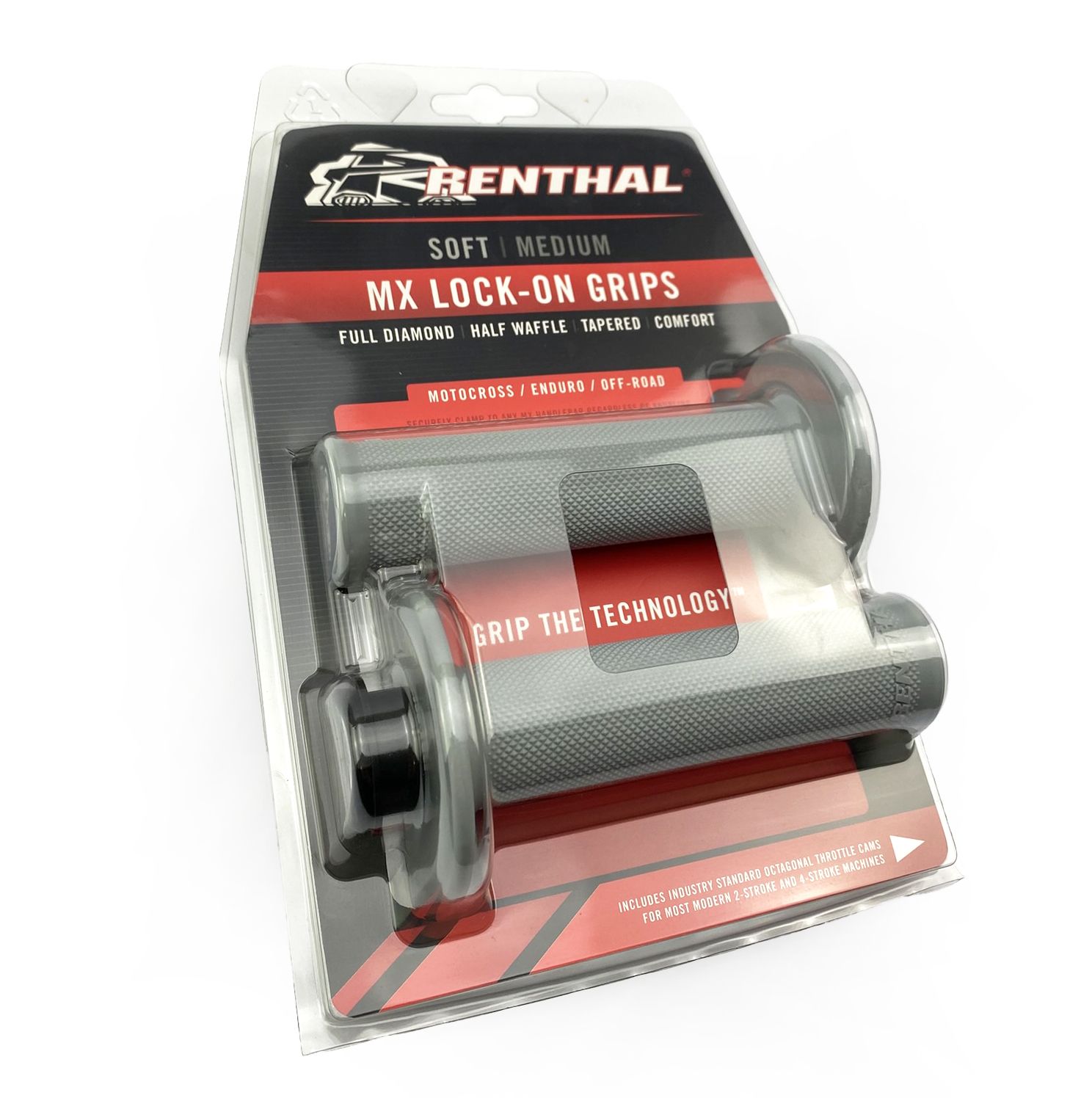 LOCK ON GRIPS RENTHAL FULL DIAMOND, SOFT G232 - Image 3