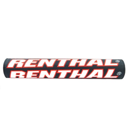 RENTHAL SHINY VINTAGE X-PAD BK/RD 290mm, RENTHAL P314