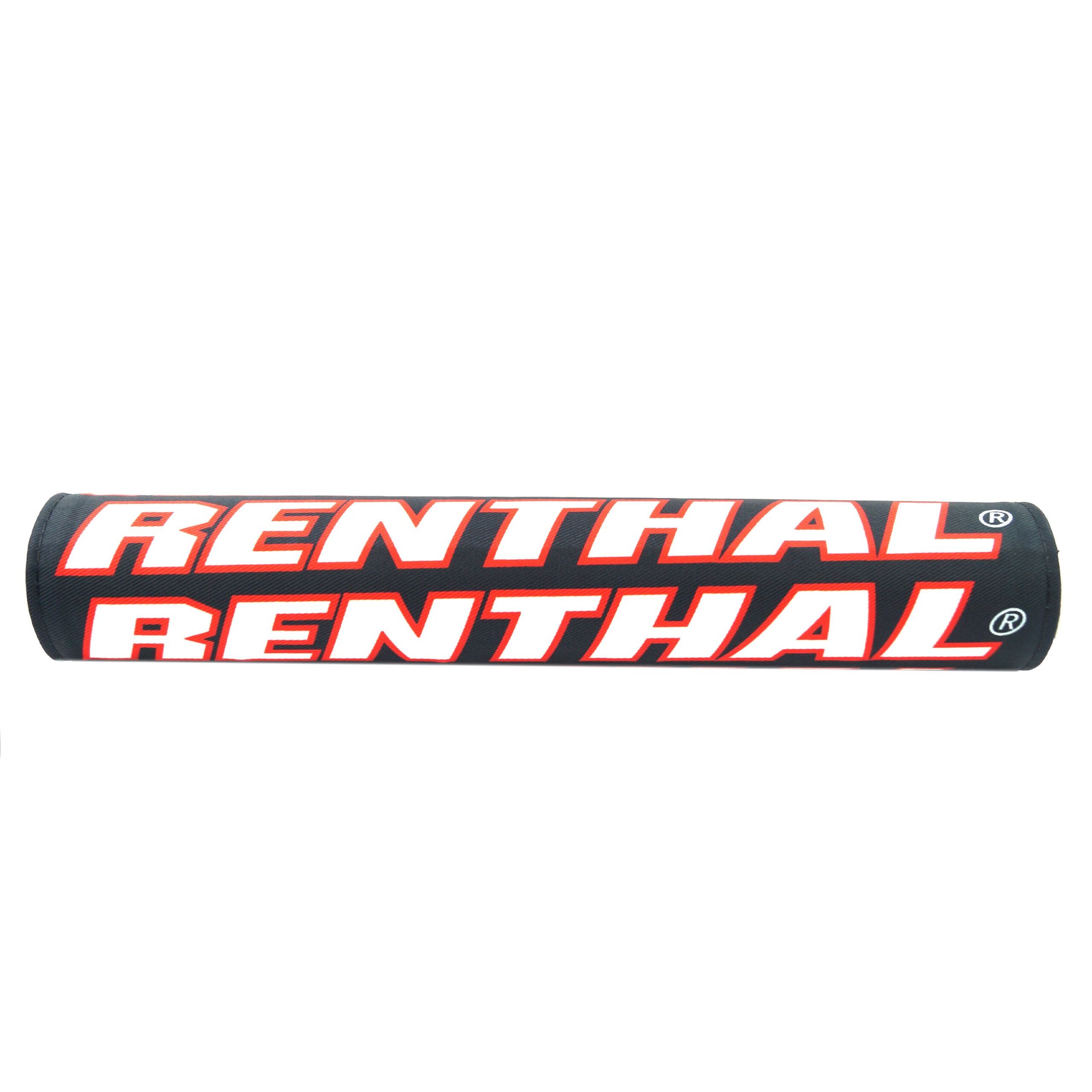 RENTHAL SHINY VINTAGE X-PAD BK/RD 290mm, RENTHAL P314
