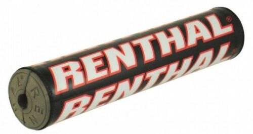 RENTHAL SHINY X-PAD BK/RD, RENTHAL P261