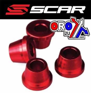 RUBBER KILLERS PK4 RMZ RED, SCAR RACING SCRMZ
