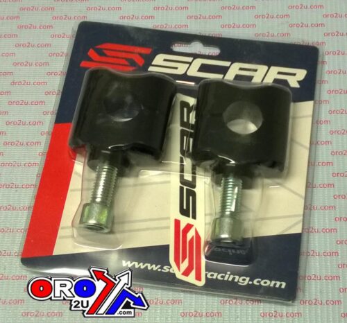 22.2 BAR MOUNTS BLACK, HANDLEBAR CLAMPS 35mm, SCAR RACING SP11
