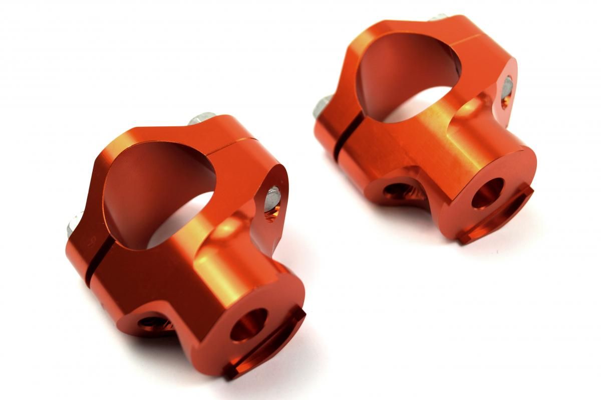 28.6 BAR MOUNTS KTM HUSQ, FIR BRAND ORANGE ASBRK-26, 59401038000 0032100356S 59401039042 - Image 3