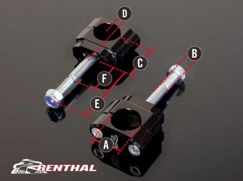 RENTHAL FATBAR 36 BAR MOUNTS, CL060, 36mm Bar Mounts, KTM SX&F 2016-20/Husq 2020 FC/TC