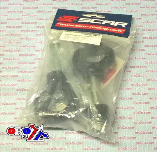 28.6 BAR MOUNTS HON/YAM, CLAMPS HEIGHT 30/35/40/45mm, SCAR RACING P62 BLACK