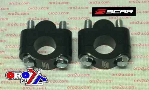 BAR RISE KIT 22.2 BLACK, SCAR RACING UBR1 RISE 20mm