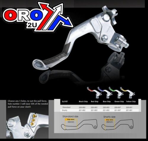 LEVER CLUTCH EZ-3 GRIP SHORT, WIRTZ 221-003 ASSEMBLY 3 HOLE