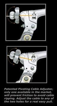 EASY PULL PRO KIT COMBO SMOOTH, WIRTZ 5W1003 LEVER SET FORGED, LONG YZ 01-05