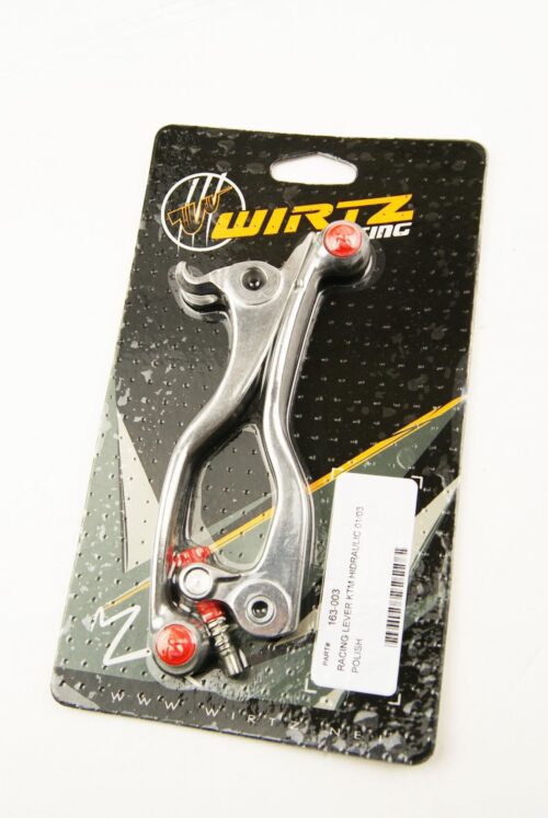 WIRTZ PRO SHORTY LEVERS, 163-003 KTM 04-> SILVER BLADE