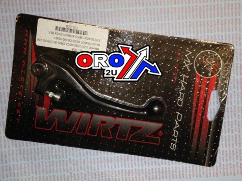 LEVER BLADE CR/CRF/RM BLACK, WIRTZ 101-008 DISC BRAKE LEVER