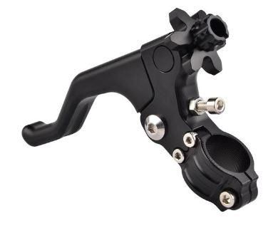 CLUTCH LEVER BILLET BRACKET Short Black