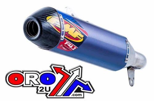 04-14 TRX450R F4.1 SS ANODIZED, FMF 041546 SILENCER SLIP-ON, WITH CARBON CAP