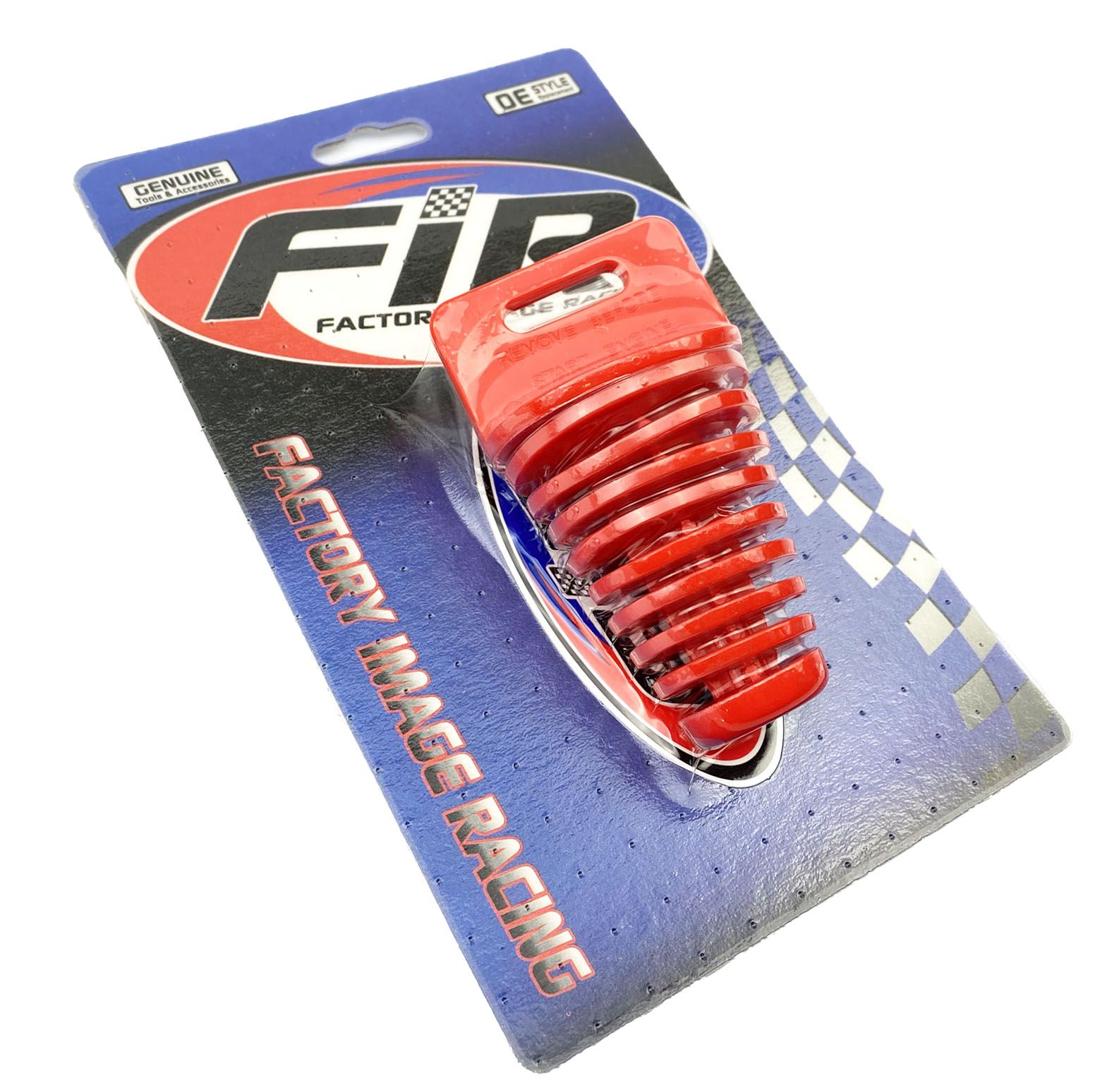 EXHAUST PLUG 34-62mm RED EHB009L-RED - Image 2