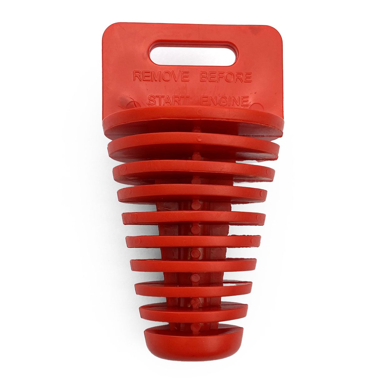 EXHAUST PLUG 34-62mm RED EHB009L-RED