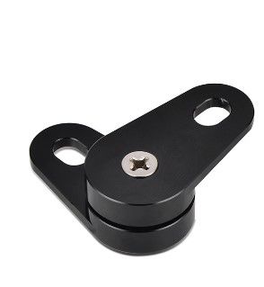 EXHAUST PIPE FRONT HANGER MOUNT BLACK BILLET ALUMINUM YAMAHA BANSHEE YFZ 350