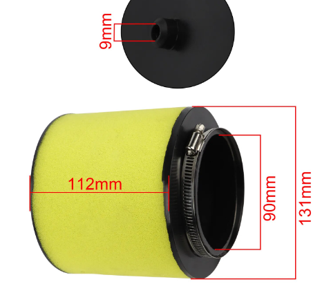 AIR FILTER 01-14 HONDA TRX500FA PIONEER 700 17254-HP0-A00