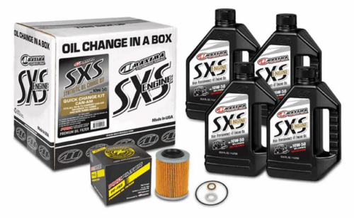 MAXIMA 10W50 CAMAM X3 SXS UTV OIL CHANGE SERVICE KIT 90-219013-CA