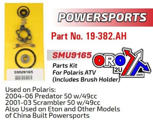 STARTER MOTOR REPAIR KIT, POLARIS ATV 50 SMU9165, ARROWHEAD