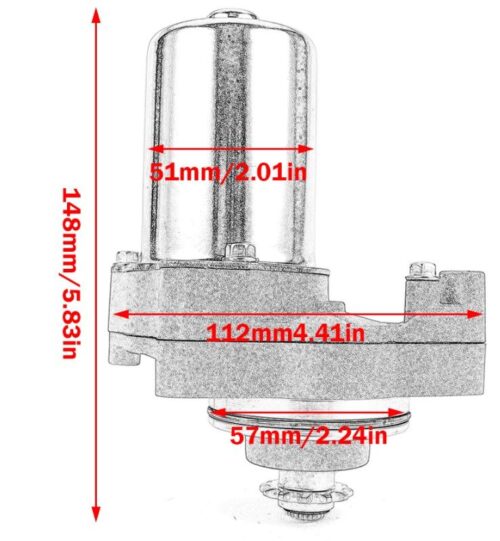 STARTER MOTOR 06-13 HONDA TRX90 31210-HP2-671