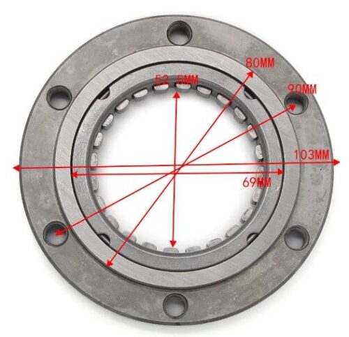 STARTER MOTOR ONE WAY CLUTCH YAMAHA GRIZZLY 350 400 550 660 700 450 RHINO 660 700