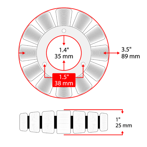 STATOR COIL 88-00 HONDA TRX 300 FOURTRAX 12-POLE 31120-HC4-014 31120-HC4-004