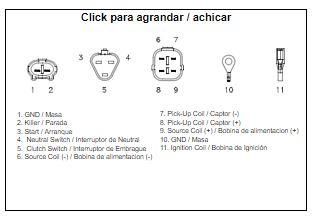 CDI BOX with electronic advance YFM350, 3HN-85540-20-00, DZE 01601-04 EST 1601