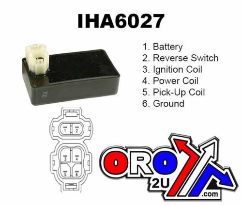 CDI BOX TRX300 93-06 HONDA, 30410-HM3-003, ESP1544, IHA6027 ATV