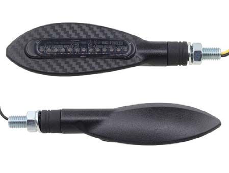 LED INDICATOR TURN SIGNAL SEQUENTIAL 12V AMBER PSYCHIC MC-01D08