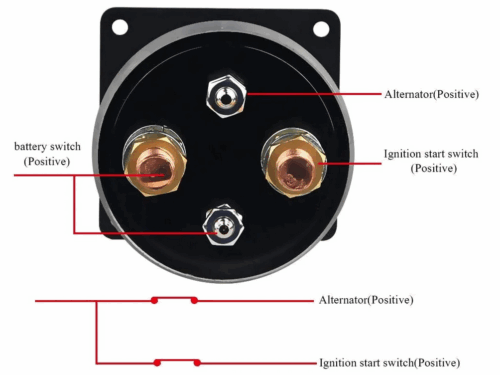 4 POLE BATTERY ISOLATOR SWITCH 12V 250AMP MOTORSPORT KILL SWITCH