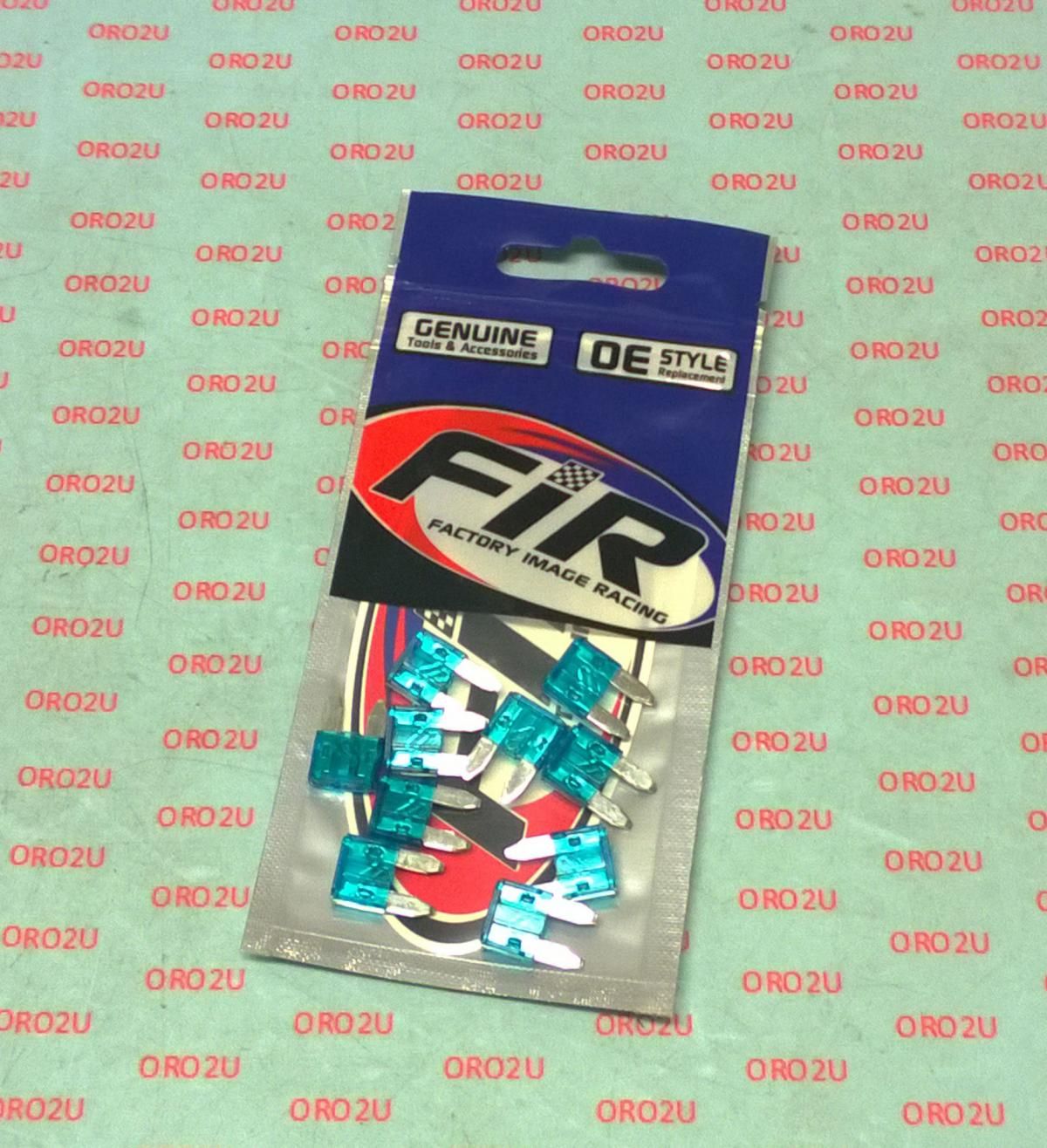 15 AMP. MINI FUSE PACK OF 10