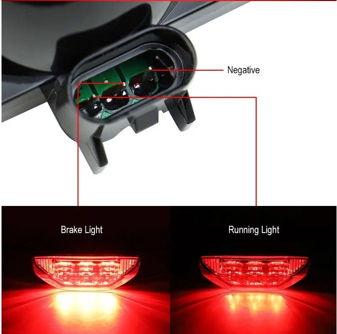 LED TAILLIGHT BRAKE LAMP HONDA TRX 700XX 500 300EX 300X 400EX 400X RANCHER 420 TRX250EX 250X - Image 5