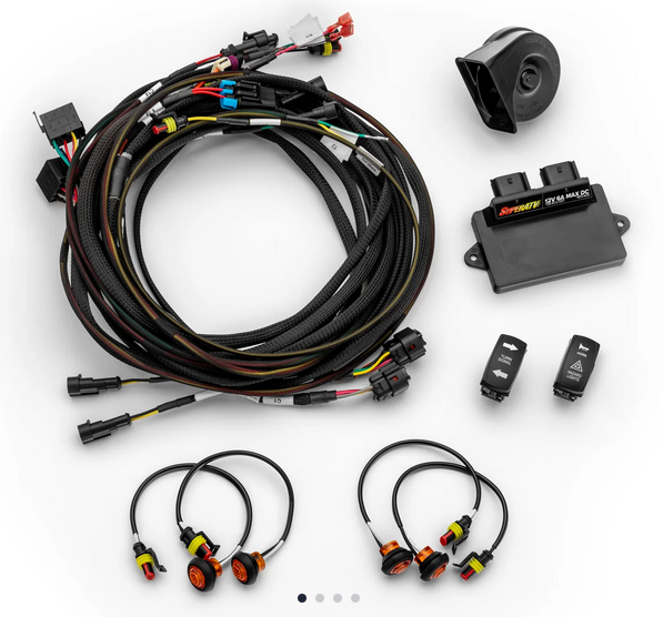 PLUG & PLAY DELUXE SELF CANCELING TURN SIGNAL KIT CANAM DEFENDER TRAXTER SUPERATV TSK-CA-DEF4-007