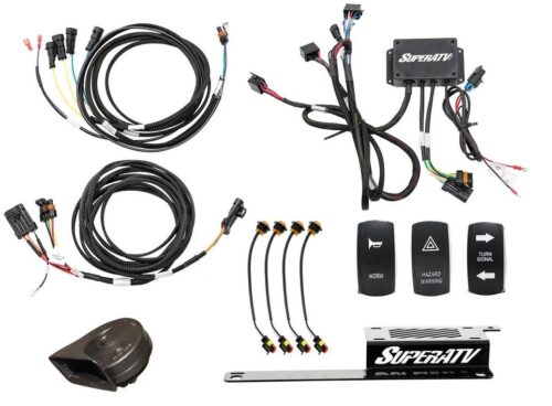PLUG & PLAY DELUXE TURN SIGNAL KIT POLARIS RZR 900 1000 SUPERATV TSK-P-RZR1K-004