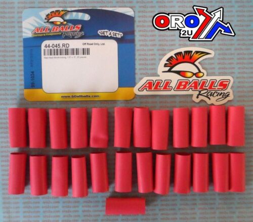 RED HEAT SHRINK PK/25, ALLBALLS 99-1034