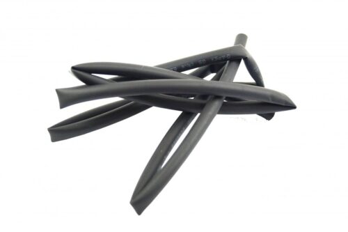 HEAT SHRINK TUBING 6mm x 1MTR, BLACK /