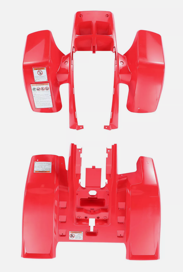 PLASTIC BODY SET RED YAMAHA BANSHEE YFZ 350 1987-2006 2GU-W2151-C1-00 - Image 5