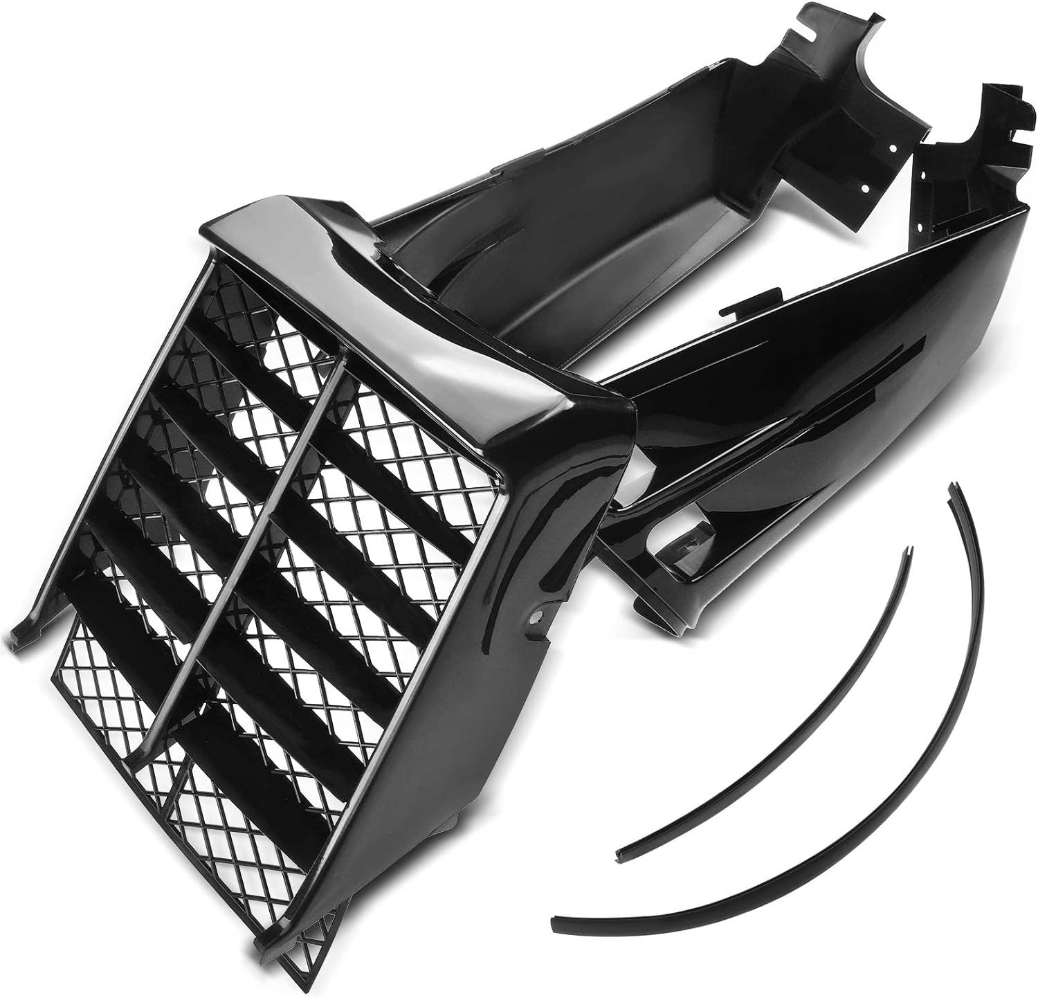 TANK SIDE COVERS & RADIATOR SHROUDS BLACK KIT YAMAHA BANSHEE YFZ350 1987-2006 2GU-21711-90-00 - Image 2