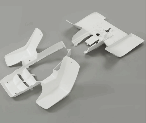 PLASTIC BODY SET WHITE YAMAHA BANSHEE YFZ 350 1987-2006 2GU-W2151-B1-00 2GU-W2161-B1-00