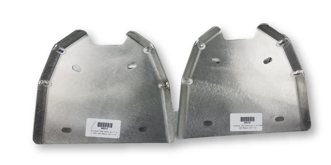 A-ARM SKID PLATES 97-24 HONDA TRX 250 EX FOURTRAX RECON RICOCHET 685A