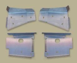 A-ARM SKID PLATES ALUMINUM 08-14 POLARIS RZR 800. 721A RICOCHET